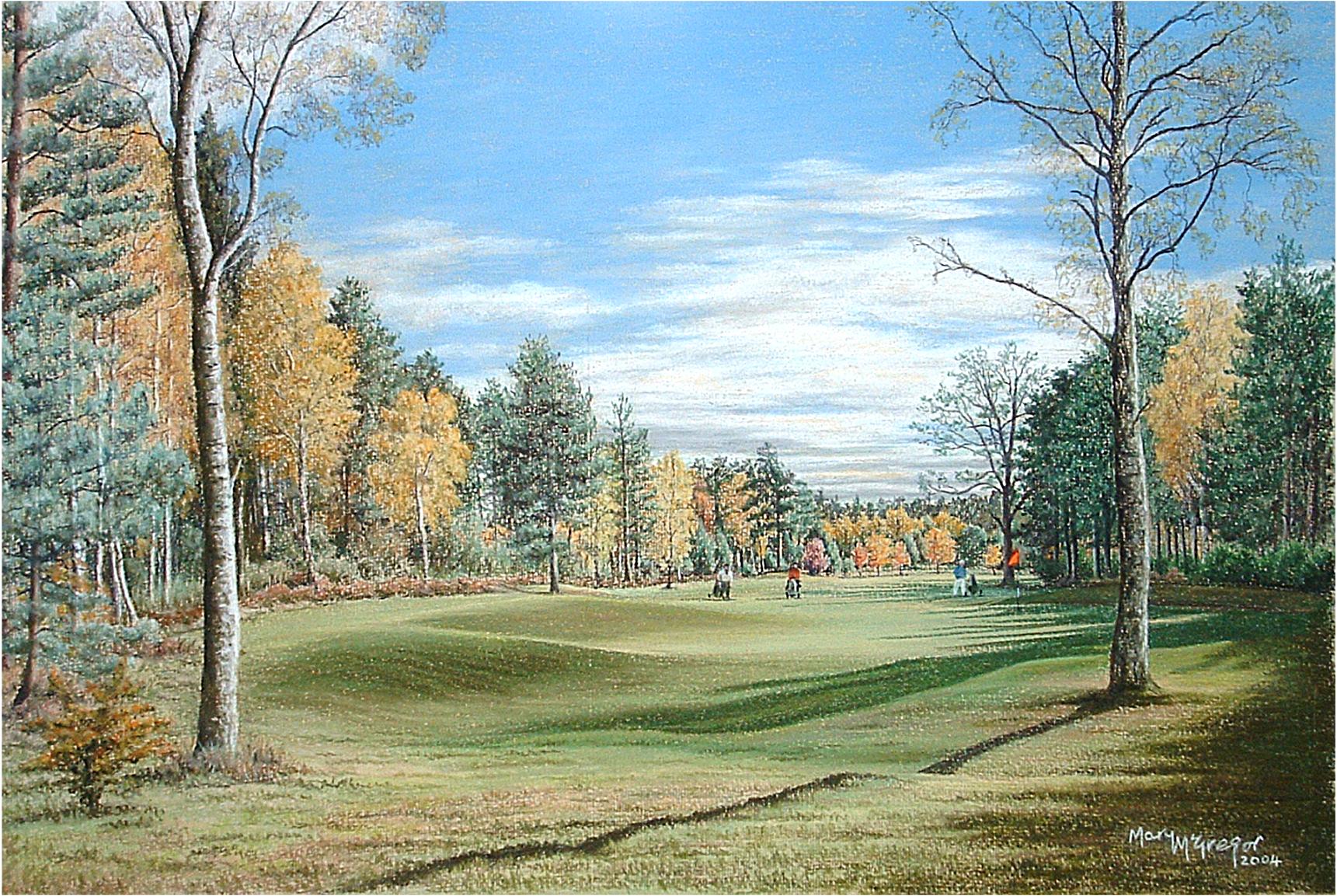 Lansdowne Golf Course - watercolour